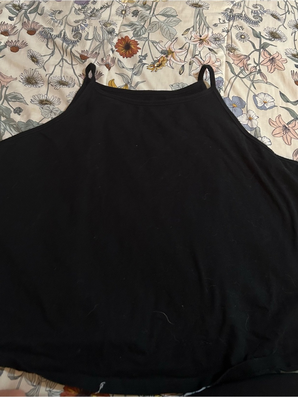 torrid Black High-Neck Halter Tank Top